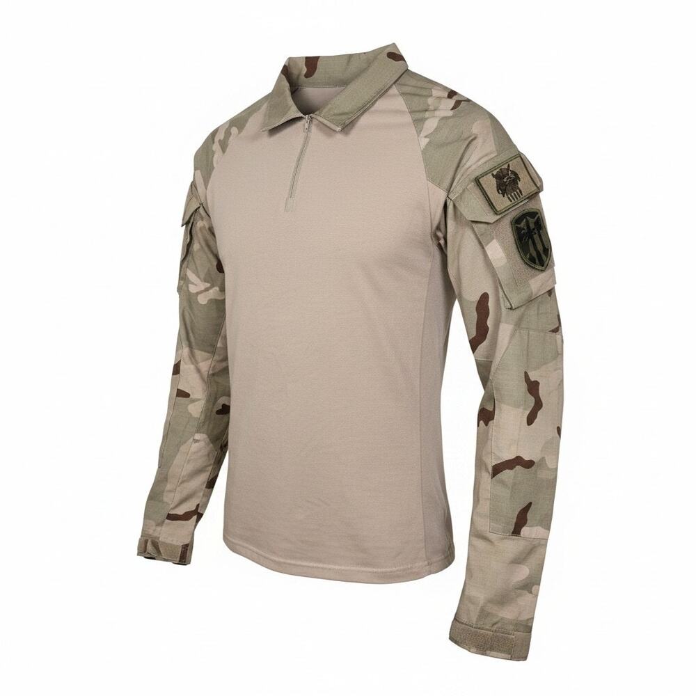 Combat Airsoft Tactical E3 Shirts for Men Long Sleeve Military Mens Small LN